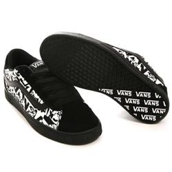 vans MacGyver Skate Shoes - Shatered Black White