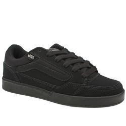 Vans Male Giniss Nubuck Upper Fashion Large Sizes in Black