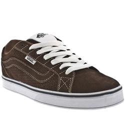 Vans Male Off The Wall Lite Ii Suede Upper Fashion Large Sizes in Brown