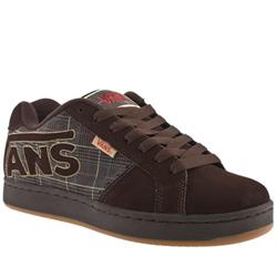 Male Vans Widow Ii Suede Upper Fashion Large Sizes in Brown