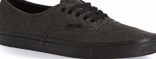 Vans Mens Vans Authentic Shoes - (washed) Black/black