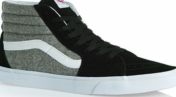 Vans Mens Vans Sk8-hi Shoes - Black/gray