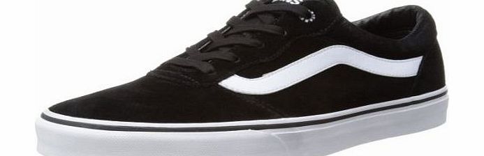 Vans Milton, Men Skateboarding Shoes, Black (Suede Black/White), 7 UK (40 1/2 EU)