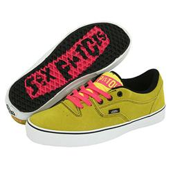 vans Rowley Sex Pistols Skate Shoes - Yellow