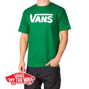 T-Shirts - Vans Classic T-Shirt - Kelly/White