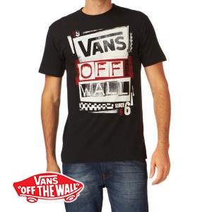 Vans T-Shirts - Vans Stenciled T-Shirt - Black