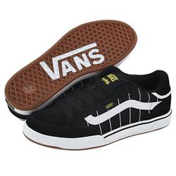 vans Whip Pinstripe Skate Shoes - Pinstripe/Black