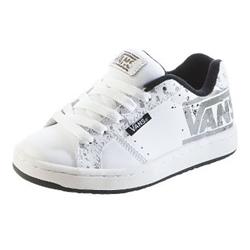 vans Widow Skate Shoes - (Sprayed) White/Black