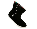 Womens Avery Black Suede Trainers