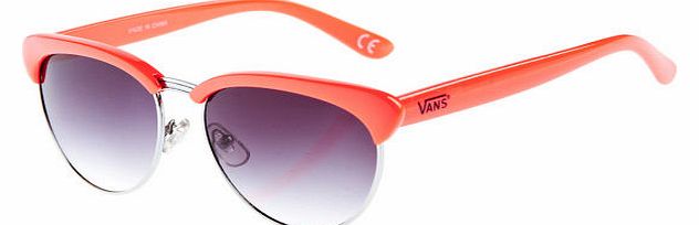 Womens Vans Semirimless Cat Sunglasses - Neon
