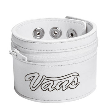 Vans Zippered White wristband