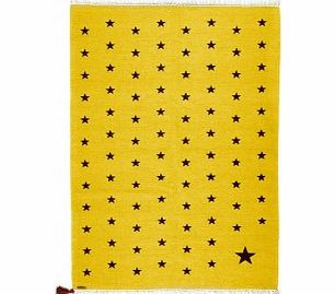 Varanassi Gypsy Stars Rug - Yellow `One size