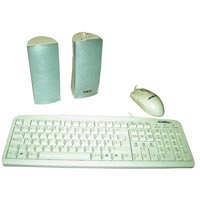 Various 3 in 1 Beige Accessory pack PS/2 (keyboard mouse speakers)