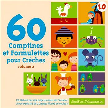 Various Artists 60 Comptines Et Formulettes Pour Cr&egrave;ches (Volume 2)