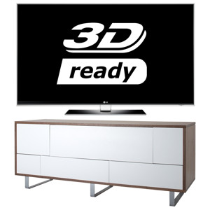 various LG 55LX9900 3D TV with Alphason TV stand