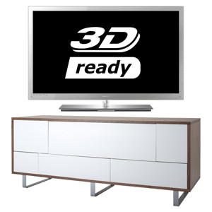 various Samsung UE55C9000 3D TV with Alphason TV Stand