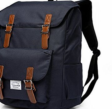 VASCHY  Water-resistant Hiking Daypack Travel School Backpck 17in Laptop Blue