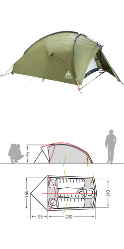 Vaude Taurus II Tent - SS07
