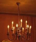 beautiful chandelier for dolls houses 10-armed 1:12