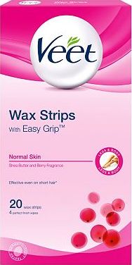 Veet, 2041[^]10033437 EasyGrip Ready to Use Wax Strips 20 Wax