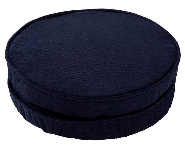 Circular Seat Pad (11 inch) Pair Navy Blue