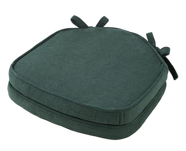 Shaped Seat Pads (Pair) Forest Green