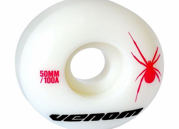Venom Spider Logo 50mm Skateboard Wheels - Pink