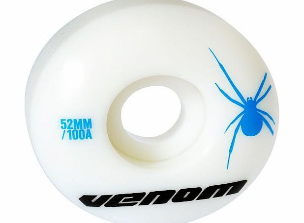 Venom Spider Logo 52mm Skateboard Wheels - Blue