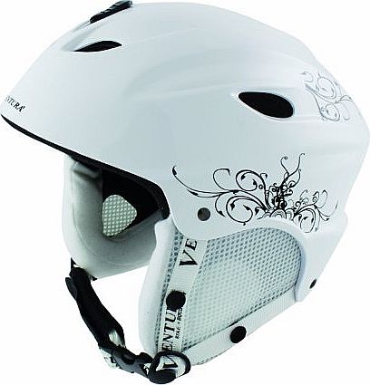 Ventura Kids Universal Ski Helmet - White, Small