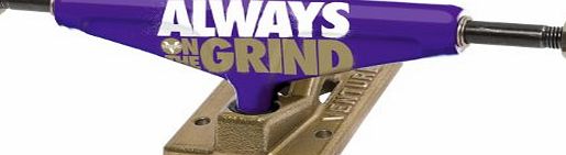 Venture Always On The Grind Skateboard Truck High 5.25 Inches Purple / Gold