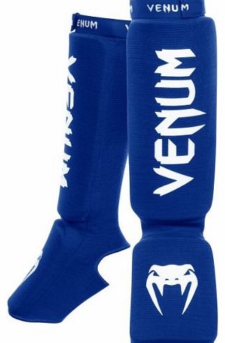 Venum Kontact Shin Guards - Blue, One Size