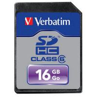 Verbatim 16GB Class 6 SD HC Pro Card