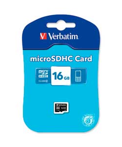 16GB microSDHC Memory Card Class 2
