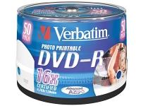 Verbatim 43533 DVD-R 16x 50pk Printable