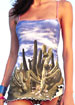 Verdissima Mare Embroidered Cactus dress