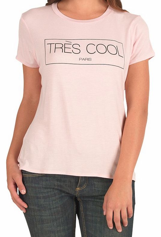 Womens Tres Cool T-Shirt Mahogany Rose