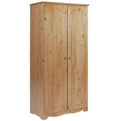 Verona 2 Door & 1 Shelf Wardrobe