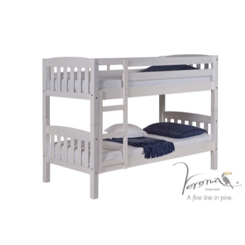 Verona Design Ltd Verona Design America Single Bunk Bed in White