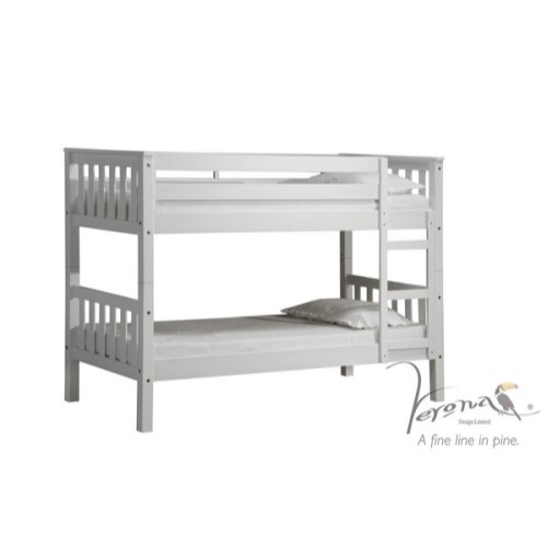 Verona Design Ltd Verona Design Barcelona Bunk Bed in White (Short)
