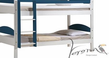 Verona Designs Verona Design Maximus White Single Bunk Bed in