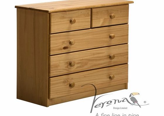 Verona Designs Verona Design Verona 3 2 Drawer Chest in Antique