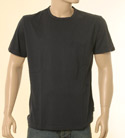 Versace Mens Navy Round Neck Cotton Short Sleeve T-Shirt