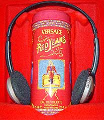 Versace Red Jeans Gift Set Eau De Toilette and Headphones (Womens Fragrance)
