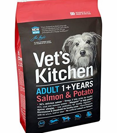 Vets Kitchen Salmon amp; Potato Complete Adult Dog Food
