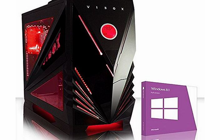 Vibox  Ultra 11SW - Quad Core, Home, Office, Family, Gaming PC, Multimedia, Desktop PC, Computer with Windows 8.1 (New 3.6GHz (3.9GHz Turbo) AMD A8 5600K Fast Quad Core APU Processor, Powerful Radeon H