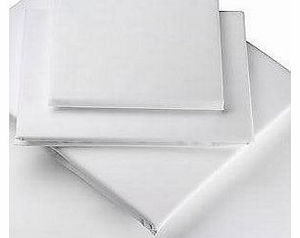 Extra Deep 26`` VALANCE Sheet, King Bed Size, White, 200 Thread Count Percale by Viceroybedding