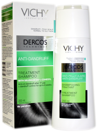 Vichy Dercos Anti-Dandruff Treatment Shampoo for