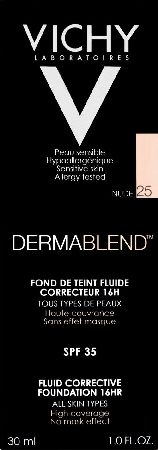 Vichy, 2102[^]0139940 Dermablend Fluid Corrective Foundation