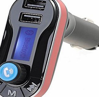 Bluetooth FM Transmitter Hands-free Car Kit Charger Support USB driver and Micro SD card for iPod/iPhone, Samsung, iPad, Nokia and other mobile devices