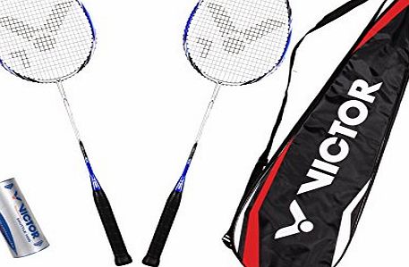 VICTOR Atomos 600 Badminton Set - Blue, 67 cm